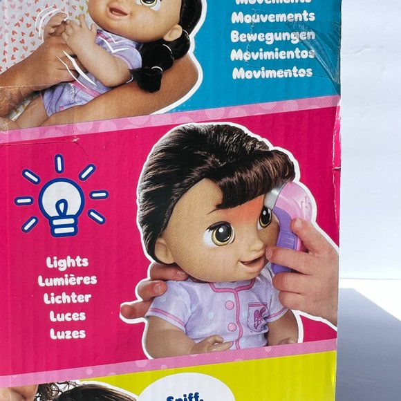 Baby Alive Lulu Achoo Doll 12” Interactive Play Toy with Lights Sounds Movements - Picture 15 of 15